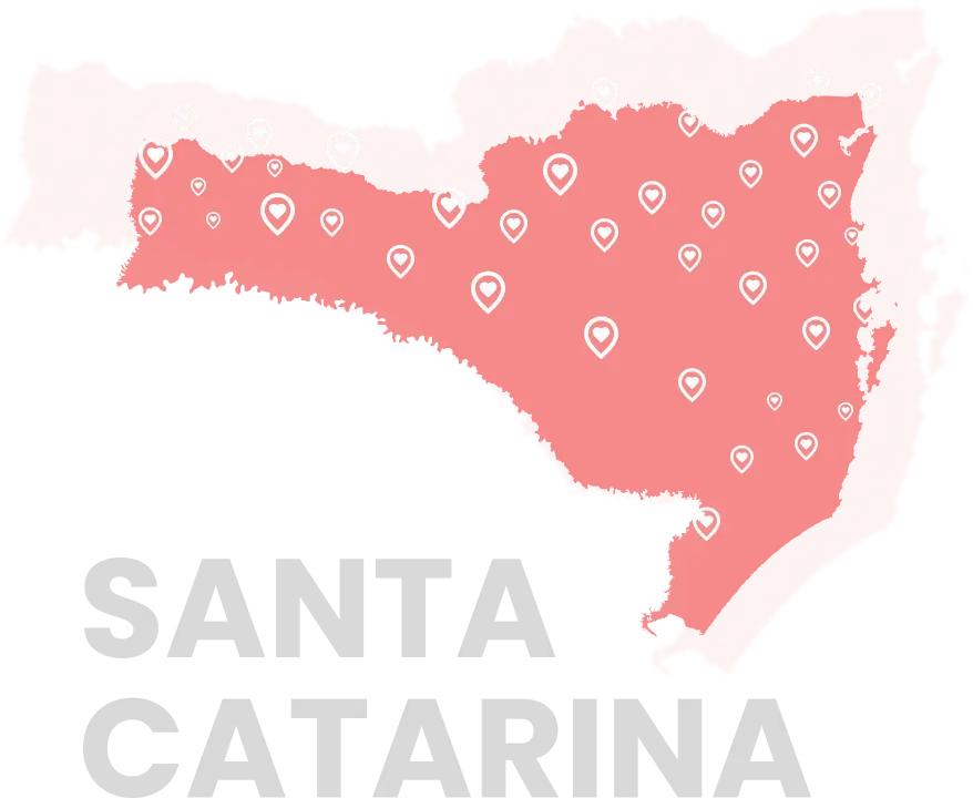 Mapa Santa Catarina